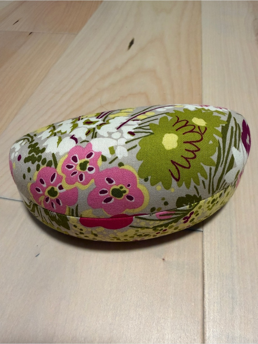 Vera Bradley Floral Glasses Case in Pink, Green, White
